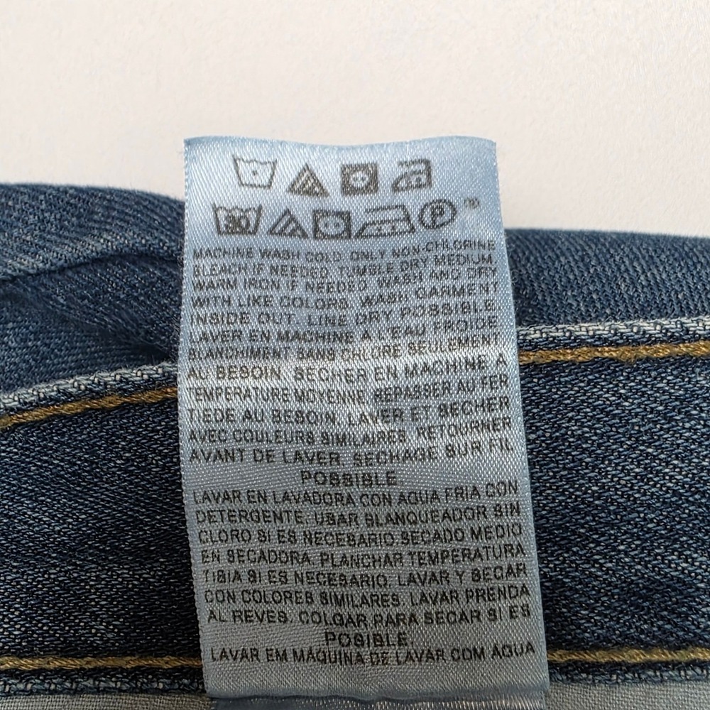 Levi's 505 Straight Fit Jeans Mens‎ 32x30 Blue Medium Wash 100% Cotton Denim - Picture 5 of 12